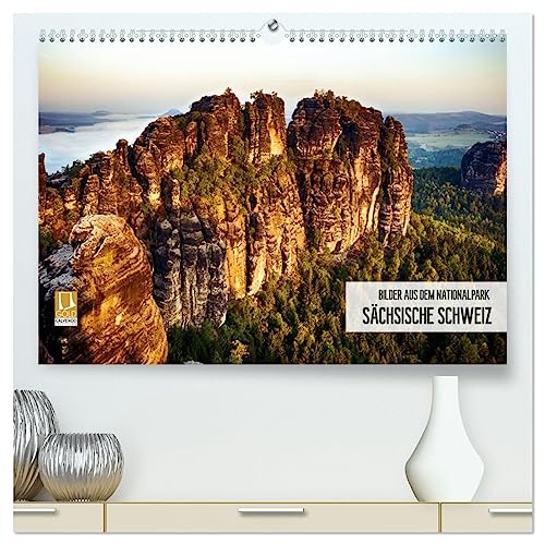 Bilder aus dem Nationalpark Sächsische Schweiz (hochwertiger Premium Wandkalender 2025 DIN A2 quer), Kunstdruck in Hochglanz von CALVENDO