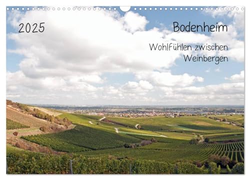 Bodenheim - Wohlfühlen zwischen Weinbergen (Wandkalender 2025 DIN A3 quer), CALVENDO Monatskalender: Impressionen aus Bodenheim bei Mainz (CALVENDO Orte) von Calvendo