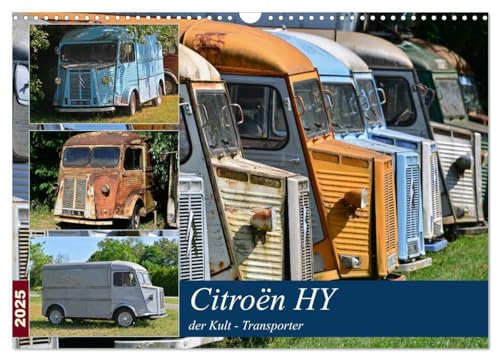 Citroën HY der Kult -Transporter (Wandkalender 2025 DIN A3 quer), CALVENDO Monatskalender: Ein Oldie zum knuddeln (CALVENDO Mobilitaet) von CALVENDO