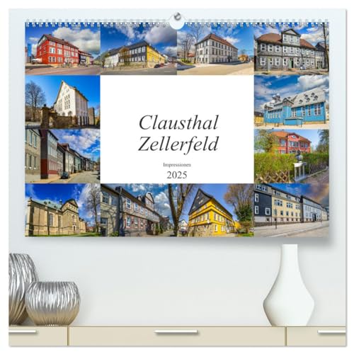 Clausthal Zellerfeld Impressionen (hochwertiger Premium Wandkalender 2025 DIN A2 quer), Kunstdruck in Hochglanz von CALVENDO