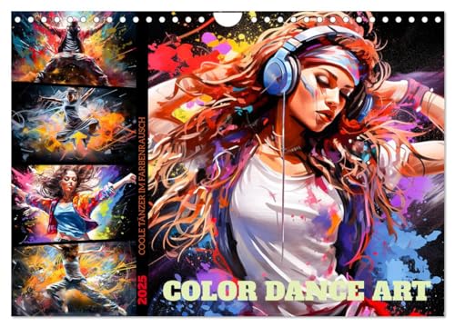 Color Dance Art (Wandkalender 2025 DIN A4 quer), CALVENDO Monatskalender von CALVENDO