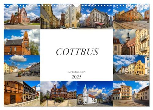 Cottbus Impressionen (Wandkalender 2025 DIN A3 quer), CALVENDO Monatskalender von CALVENDO