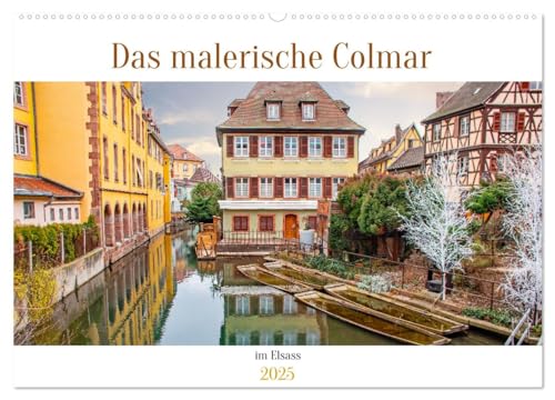 Das malerische Colmar im Elsass (Wandkalender 2025 DIN A2 quer), CALVENDO Monatskalender von CALVENDO