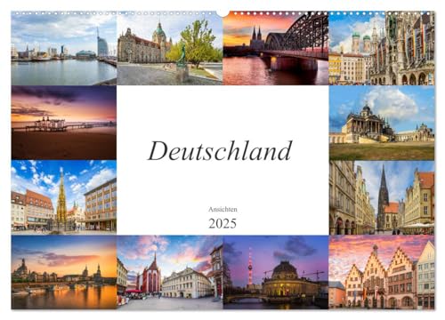 Deutschland Ansichten (Wandkalender 2025 DIN A2 quer), CALVENDO Monatskalender von CALVENDO