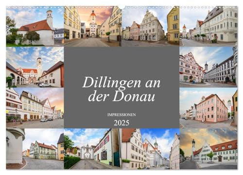 Dillingen an der Donau Impressionen (Wandkalender 2025 DIN A2 quer), CALVENDO Monatskalender von CALVENDO