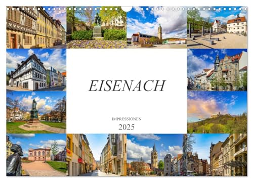 Eisenach Impressionen (Wandkalender 2025 DIN A3 quer), CALVENDO Monatskalender von CALVENDO