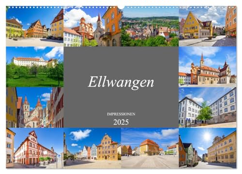 Ellwangen Impressionen (Wandkalender 2025 DIN A2 quer), CALVENDO Monatskalender von CALVENDO