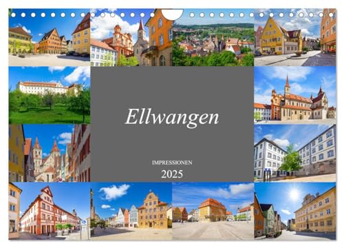 Ellwangen Impressionen (Wandkalender 2025 DIN A4 quer), CALVENDO Monatskalender von CALVENDO