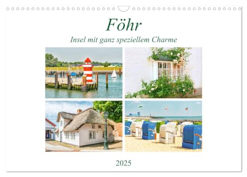 Föhr - Insel mit ganz speziellem Charme (Wandkalender 2025 DIN A3 quer), CALVENDO Monatskalender von CALVENDO