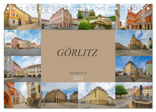 Görlitz Impressionen (Tischkalender 2025 DIN A5 quer), CALVENDO Monatskalender von CALVENDO