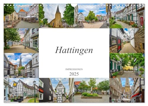 Hattingen Impressionen (Wandkalender 2025 DIN A3 quer), CALVENDO Monatskalender von CALVENDO