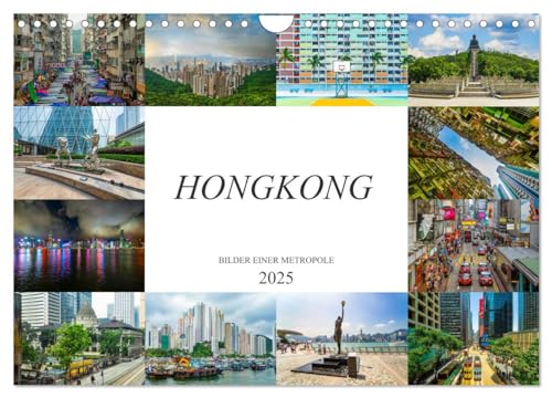 Hongkong Bilder einer Metropole (Wandkalender 2025 DIN A4 quer), CALVENDO Monatskalender von CALVENDO