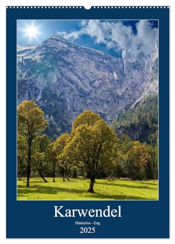 Karwendel - Hinterriss-Eng (Wandkalender 2025 DIN A2 hoch), CALVENDO Monatskalender von CALVENDO