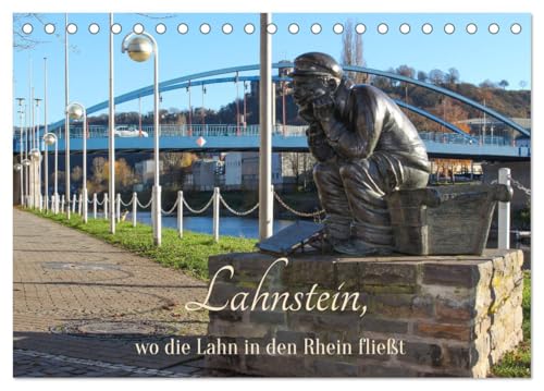 Lahnstein, wo die Lahn in den Rhein fließt (Tischkalender 2025 DIN A5 quer), CALVENDO Monatskalender von CALVENDO