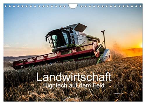 Landwirtschaft - Hightech auf dem Feld (Wandkalender 2025 DIN A4 quer), CALVENDO Monatskalender von CALVENDO