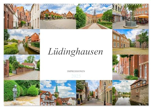 Lüdinghausen Impressionen (Wandkalender 2025 DIN A2 quer), CALVENDO Monatskalender von CALVENDO