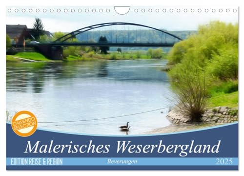 Malerisches Weserbergland - Beverungen (Wandkalender 2025 DIN A4 quer), CALVENDO Monatskalender: Digitale Impressionen aus Beverungen im schönen Weserbergland. (CALVENDO Orte) von Calvendo