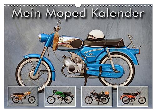 Mein Moped Kalender (Wandkalender 2025 DIN A3 quer), CALVENDO Monatskalender von CALVENDO