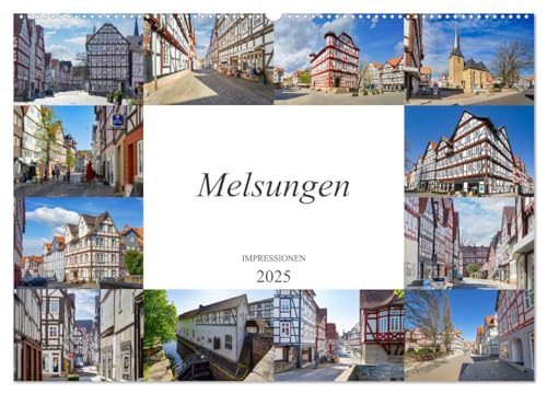 Melsungen Impressionen (Wandkalender 2025 DIN A2 quer), CALVENDO Monatskalender von CALVENDO