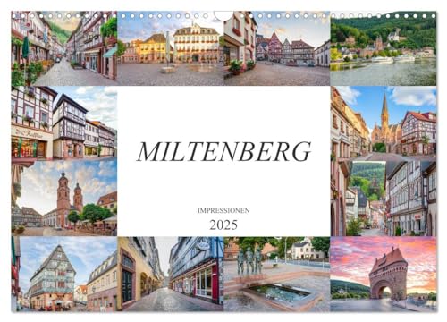 Miltenberg Impressionen (Wandkalender 2025 DIN A3 quer), CALVENDO Monatskalender von CALVENDO