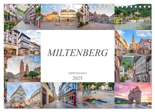 Miltenberg Impressionen (Wandkalender 2025 DIN A4 quer), CALVENDO Monatskalender von CALVENDO