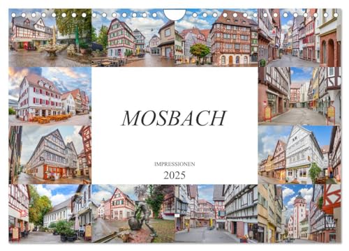 Mosbach Impressionen (Wandkalender 2025 DIN A4 quer), CALVENDO Monatskalender von CALVENDO