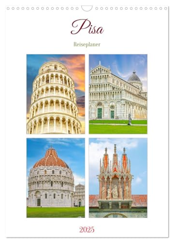 Pisa - Reiseplaner (Wandkalender 2025 DIN A3 hoch), CALVENDO Monatskalender von CALVENDO