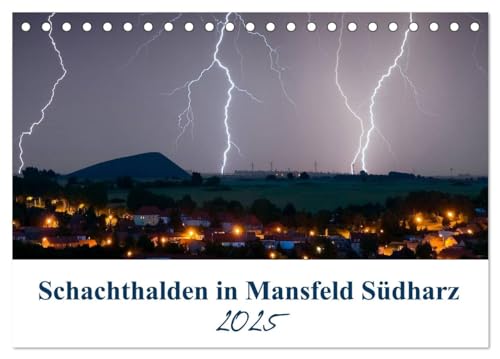 Schachtanlagen in Mansfeld Südharz (Tischkalender 2025 DIN A5 quer), CALVENDO Monatskalender von CALVENDO