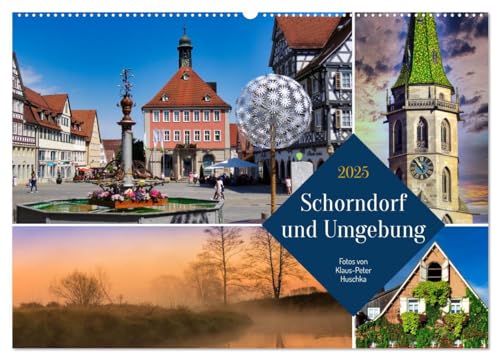 Schorndorf und Umgebung (Wandkalender 2025 DIN A2 quer), CALVENDO Monatskalender von CALVENDO