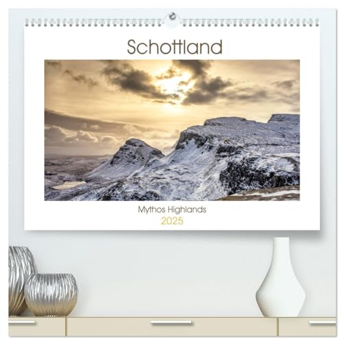 Schottland - Mythos Highlands (hochwertiger Premium Wandkalender 2025 DIN A2 quer), Kunstdruck in Hochglanz von CALVENDO