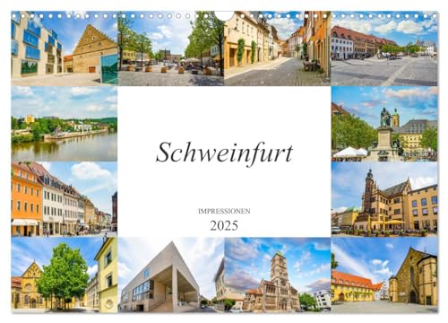 Schweinfurt Impressionen (Wandkalender 2025 DIN A3 quer), CALVENDO Monatskalender von CALVENDO