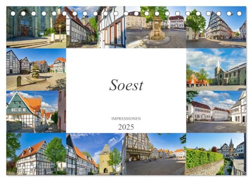 Soest Impressionen (Tischkalender 2025 DIN A5 quer), CALVENDO Monatskalender von CALVENDO