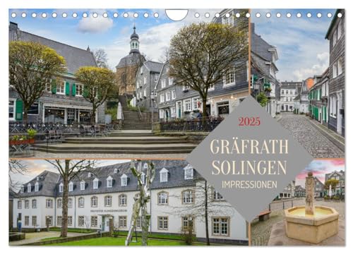 Solingen-Gräfrath Impressionen (Wandkalender 2025 DIN A4 quer), CALVENDO Monatskalender von CALVENDO