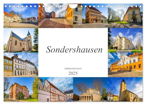 Sondershausen Impressionen (Wandkalender 2025 DIN A4 quer), CALVENDO Monatskalender von CALVENDO