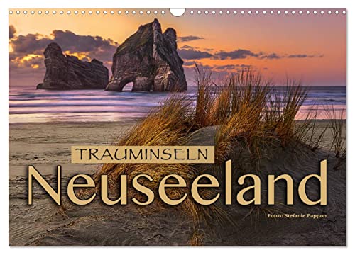 Trauminseln Neuseeland (Wandkalender 2025 DIN A3 quer), CALVENDO Monatskalender: Eine traumhafte Bilderreise nach Neuseeland (CALVENDO Orte) von Calvendo