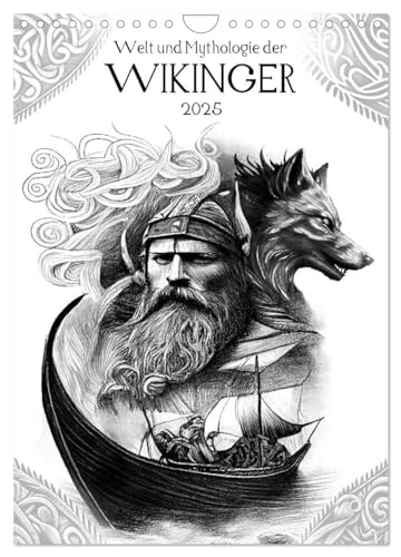 Welt und Mythologie der Wikinger (Wandkalender 2025 DIN A4 hoch), CALVENDO Monatskalender von CALVENDO