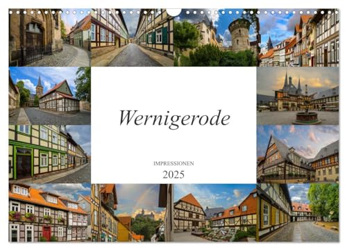 Wernigerode Impressionen (Wandkalender 2025 DIN A3 quer), CALVENDO Monatskalender von CALVENDO