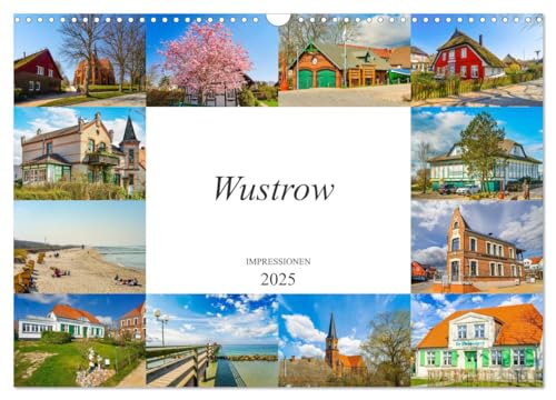 Wustrow Impressionen (Wandkalender 2025 DIN A3 quer), CALVENDO Monatskalender von CALVENDO