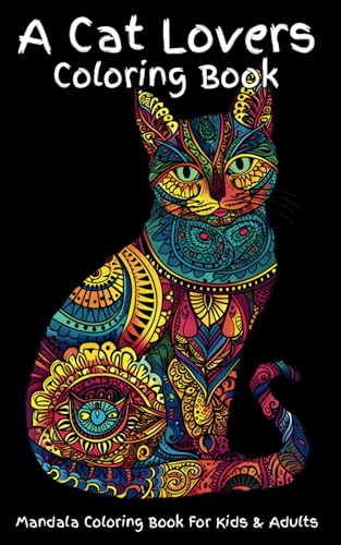 A Cat Lovers Coloring Book: A fun mandala coloring book of a variety of cat breeds. Pages are designed for detailed coloring or by zones; artists ... korat, ojos azules, thai and many others. von Independently published