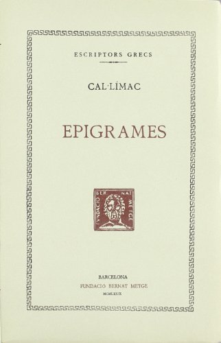 Epigrames. (Bilingèe) (Bernat Metge, Band 205) von Editorial Alpha
