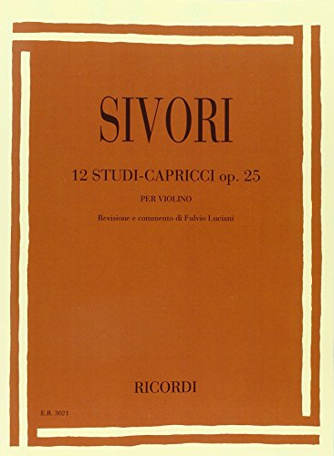 12 Studi-Capricci Op. 25 von Ricordi