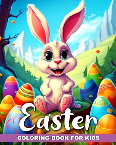 Easter Coloring Book for Kids: Cute and Easy Coloring Pages for Children with Eggs, Baskets, Bunny and More von Blurb