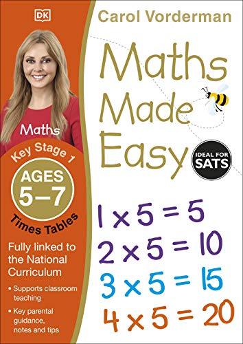 Maths Made Easy: Times Tables, Ages 5-7 (Key Stage 1): Supports the National Curriculum, Multiplication Exercise Book (Made Easy Workbooks)