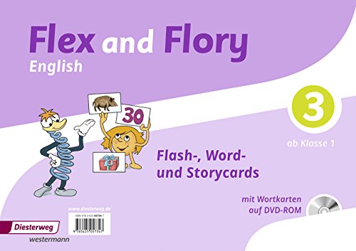 Flex and Flory 1-4 - Ausgabe 2017: Flash-Word-Storycards 3 mit Wortkarten auf DVD-ROM