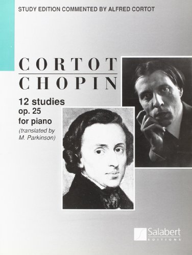 Etudes (12) Opus 25 (Cortot)-Anglais --- Piano