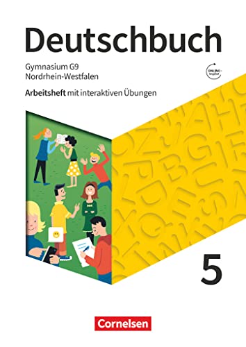 Deutschbuch Gymnasium - Nordrhein-Westfalen - Neue Ausgabe - 5. Schuljahr: Arbeitsheft mit interaktiven Übungen online - Mit Lösungen