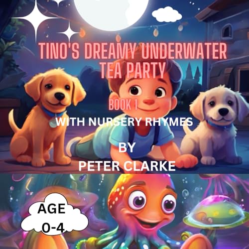Tino's Dreamy Underwater Tea Party with nursery rhymes - Book 1 (Tino's Bedtime Adventures with Billy and Pakky, Band 1) von Independently published