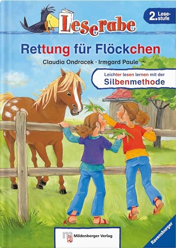 Leserabe – Rettung für Flöckchen: Lesestufe 2: Leichter lesen lernen mit der Silbenmethode. 2. Lesestufe von Mildenberger Verlag GmbH