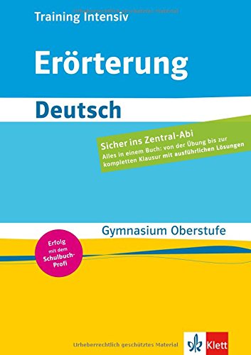 Erörterung Deutsch: Gymnasium Oberstufe
