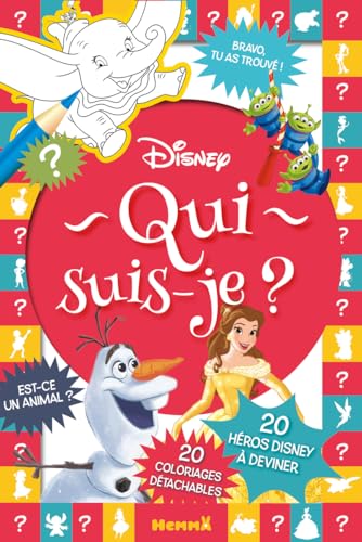 Disney - Qui suis-je ? - 20 héros Disney à deviner - 20 coloriages détachables von HEMMA